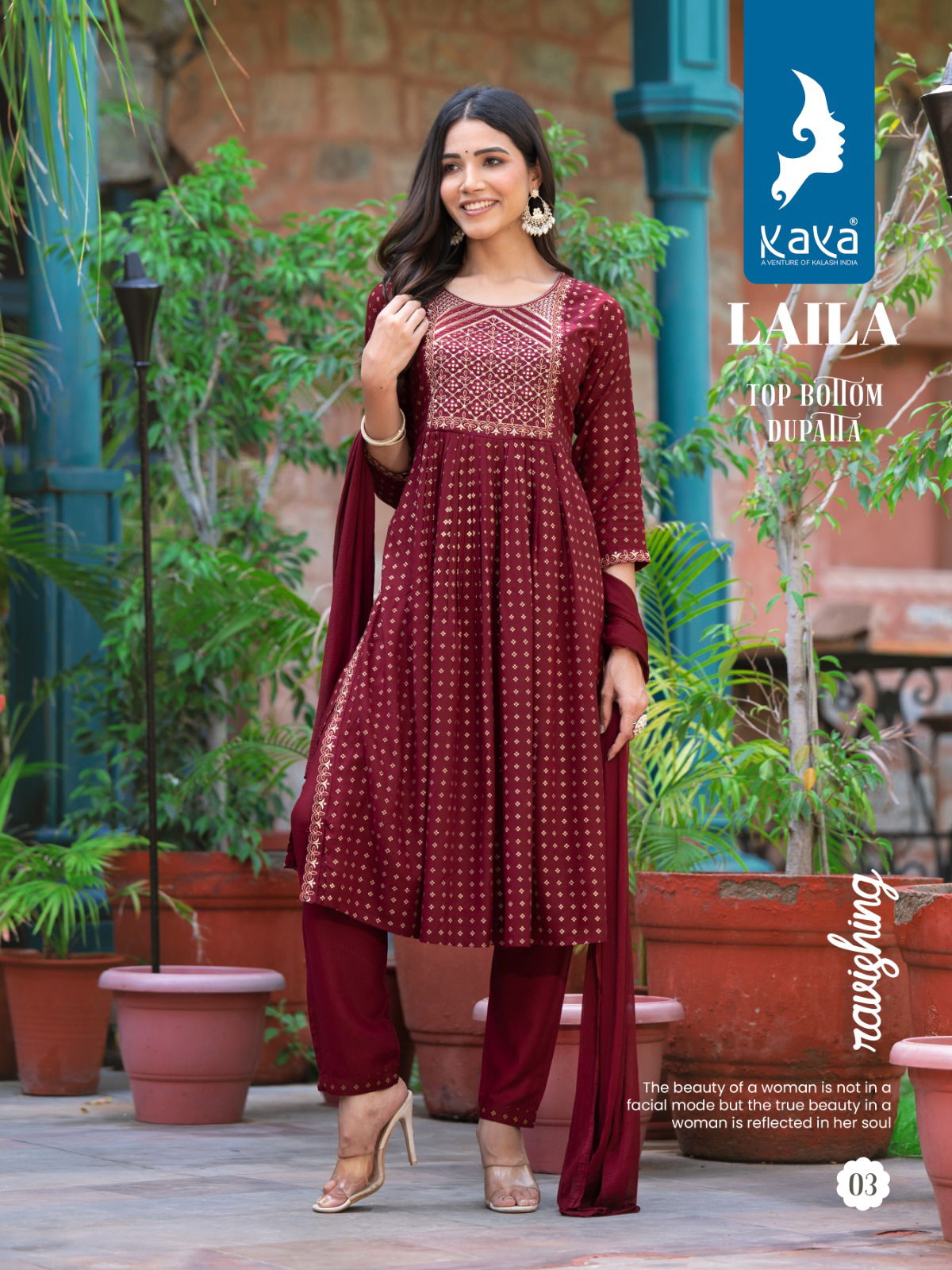 Kaya Laila Designer Readymade Suits Catalog
